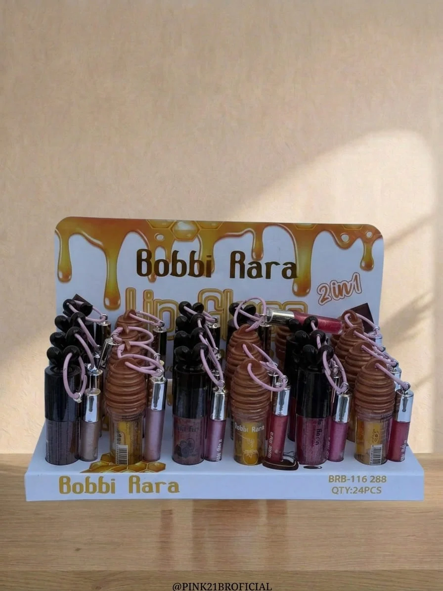 GLOSS LABIAL BOBBI RARA COM CHAVEIRO